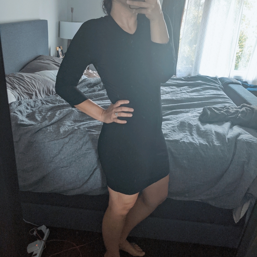rag & bone Long Sleeve Mini Dress